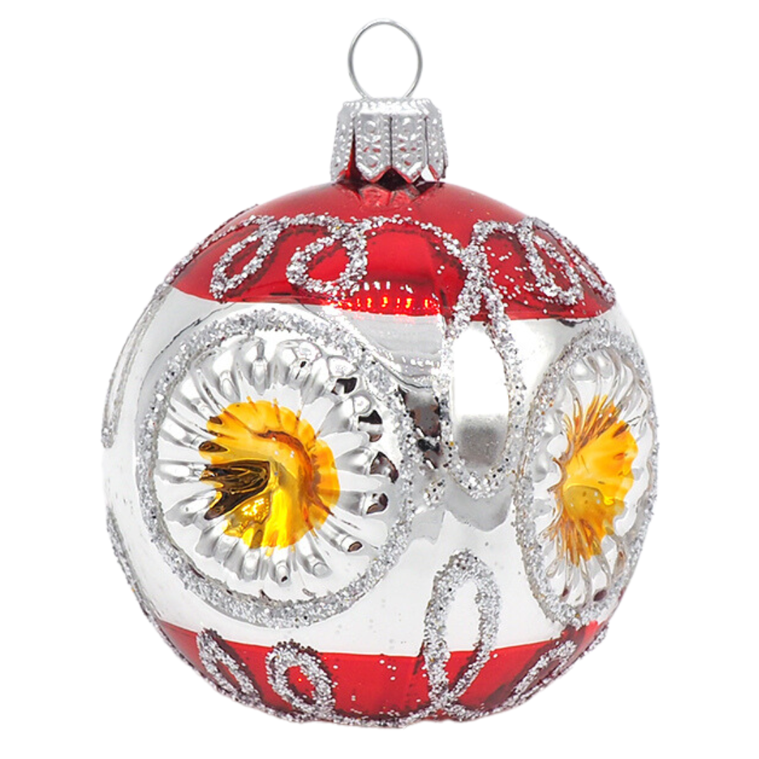 Glass Bauble NOSTALGIE Dice 6cm