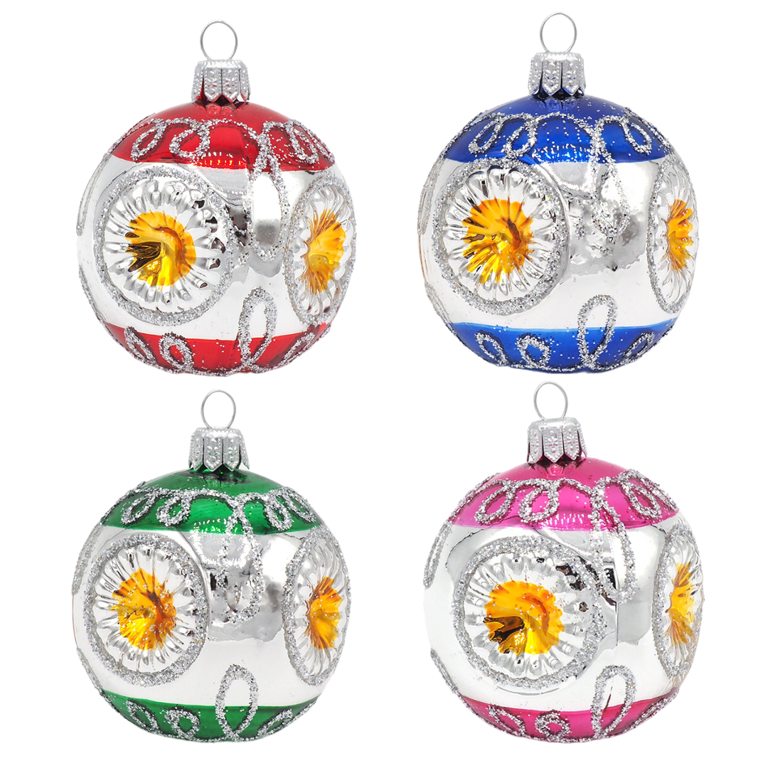 Glass Bauble NOSTALGIE Dice 6cm