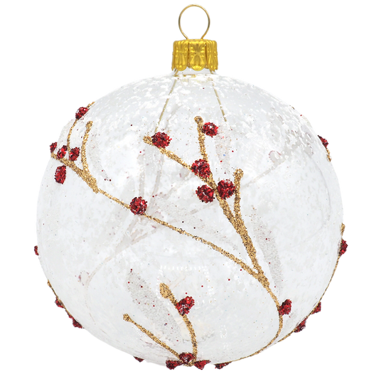 Glass Bauble LUYO 8cm