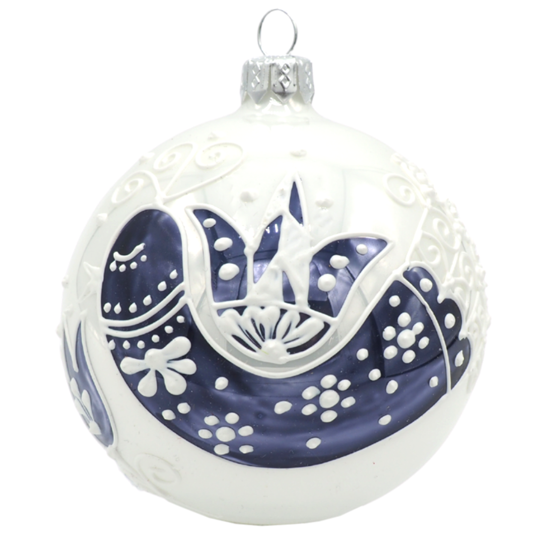 Glass Bauble ANTWERP 8cm