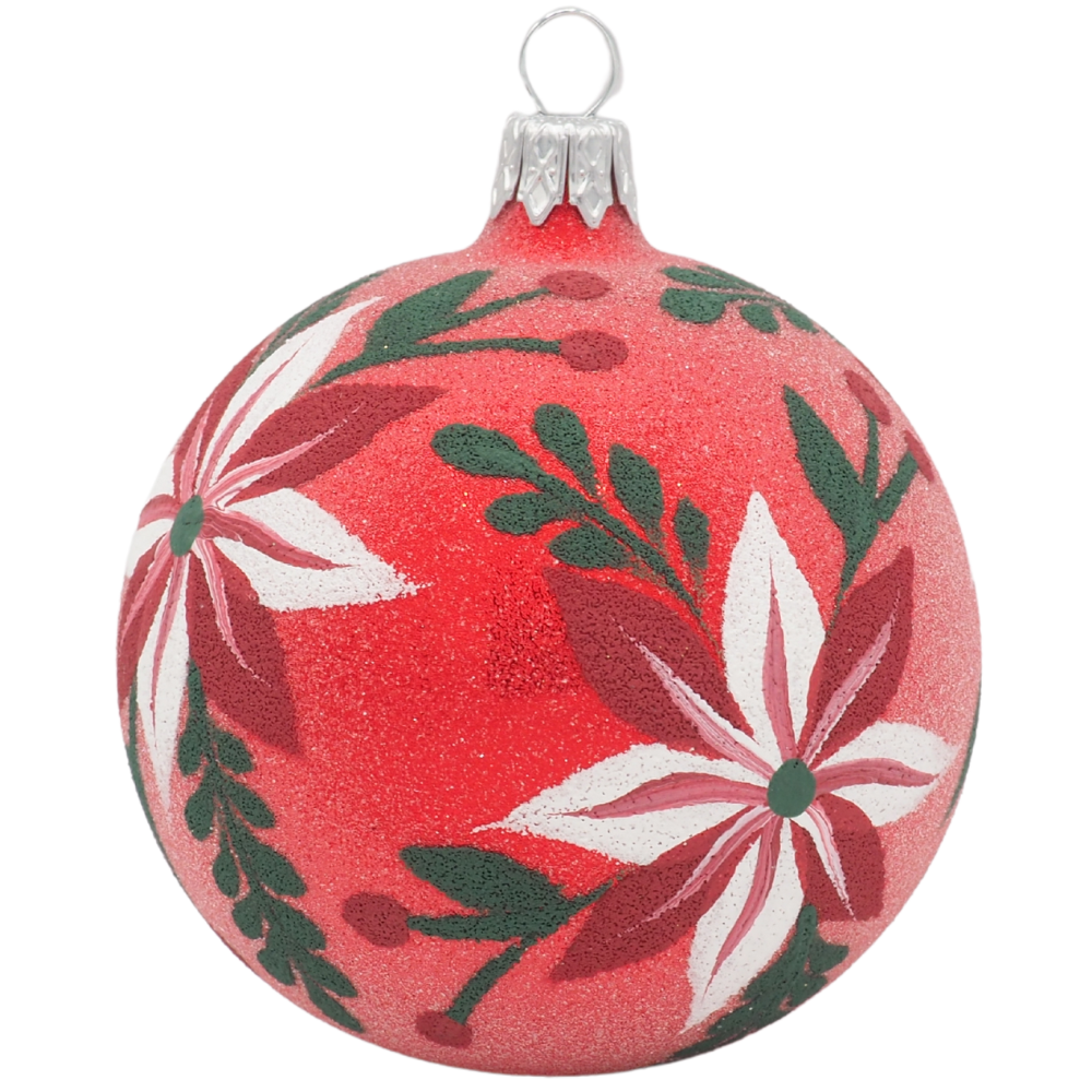 Glass Bauble FLORISTA 8cm