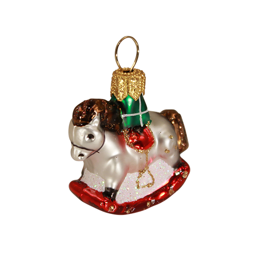 Glass Miniatur ROCKING HORSE