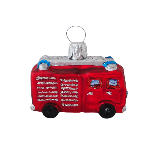 Glass Miniatur FIRETRUCK