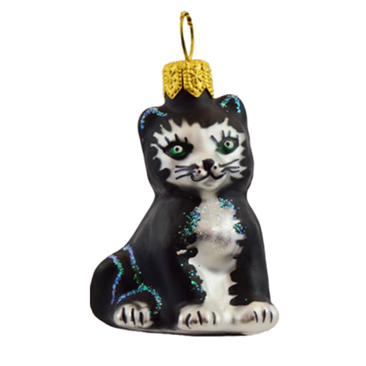 Glass Miniatur CAT black