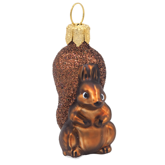 Glass Miniatur SQUIRREL brown