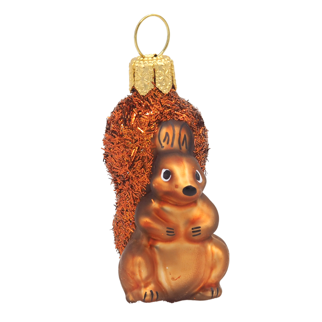 Glass Miniatur SQUIRREL copper