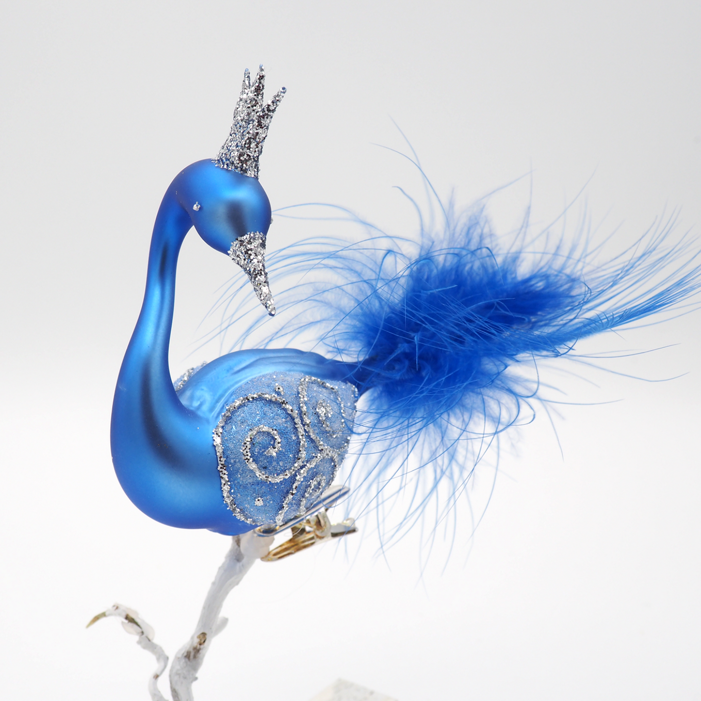 Glass Swan PRINCESS blue