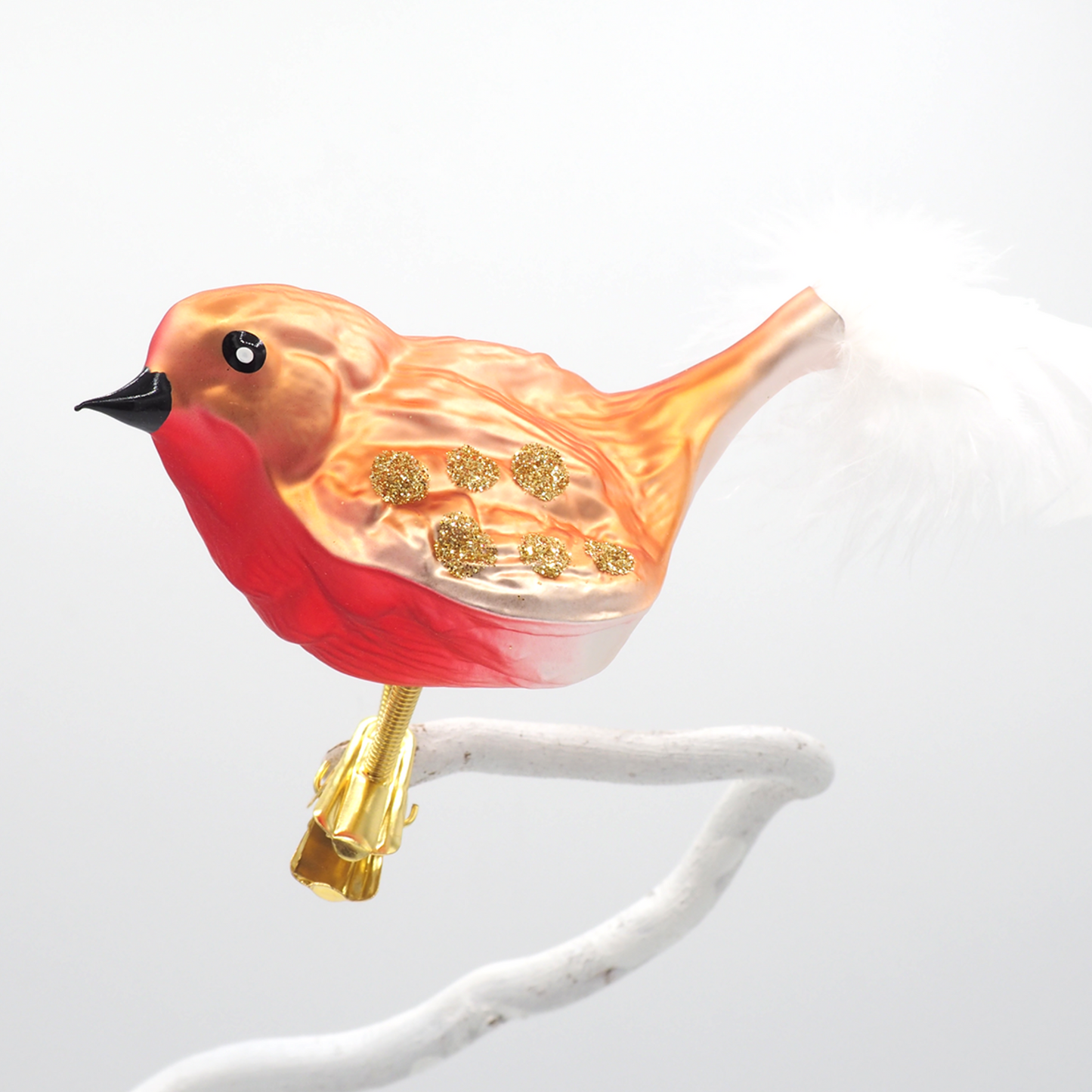 Glass Bird SPATZ red