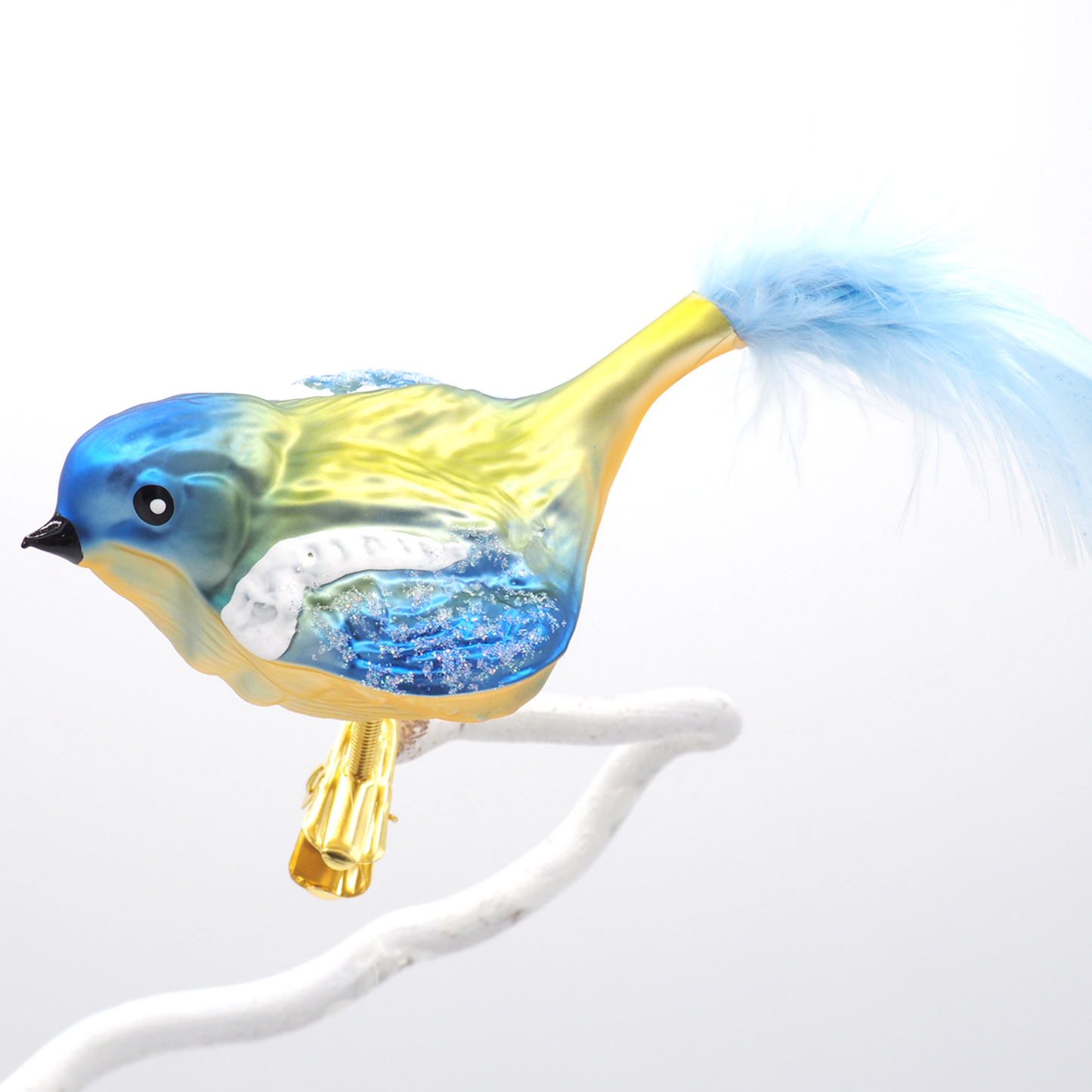 Glass Bird SPATZ blue