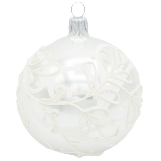 Glass Bauble SARA 8cm