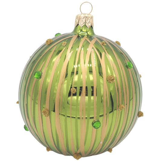 Glass Bauble BAMBUS 8cm