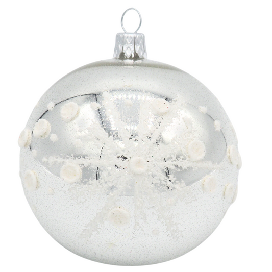 Glass Bauble HELSINKI 8cm