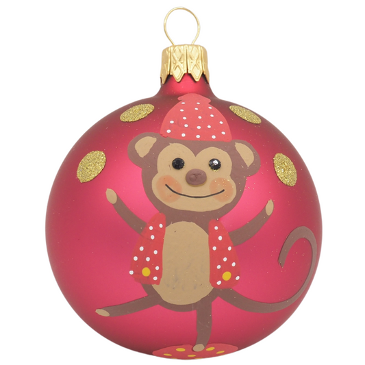 Glass Bauble ROCALLI Ape 7cm