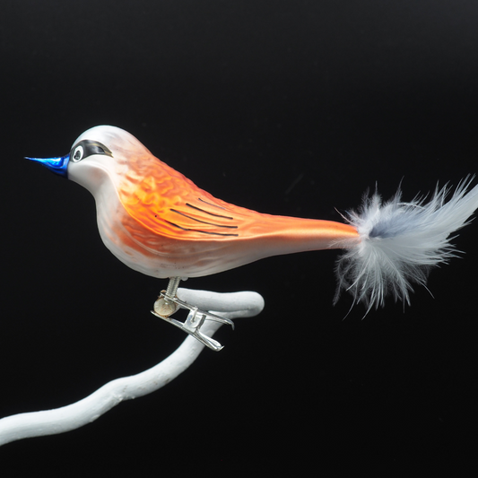 Glass Bird NATURA orange